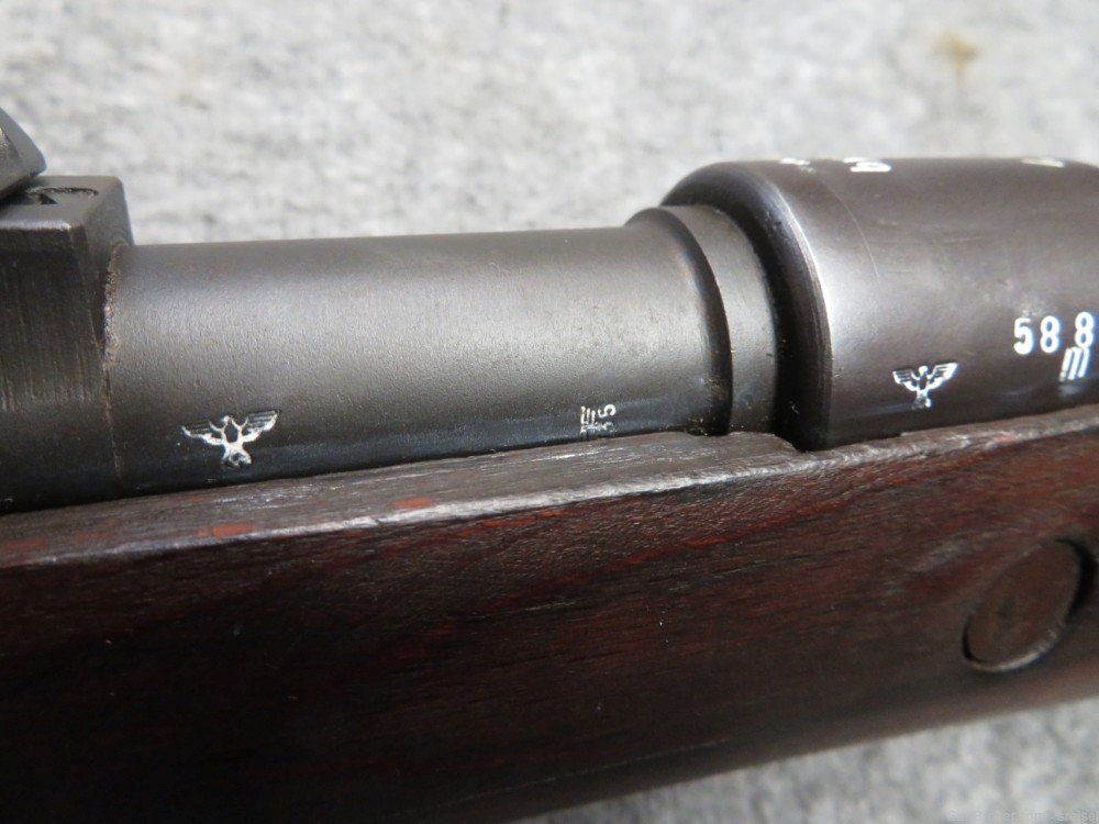 WWII GERMAN 98K MAUSER RIFLE- byf 42 -NO IMPORT MARK-img-8