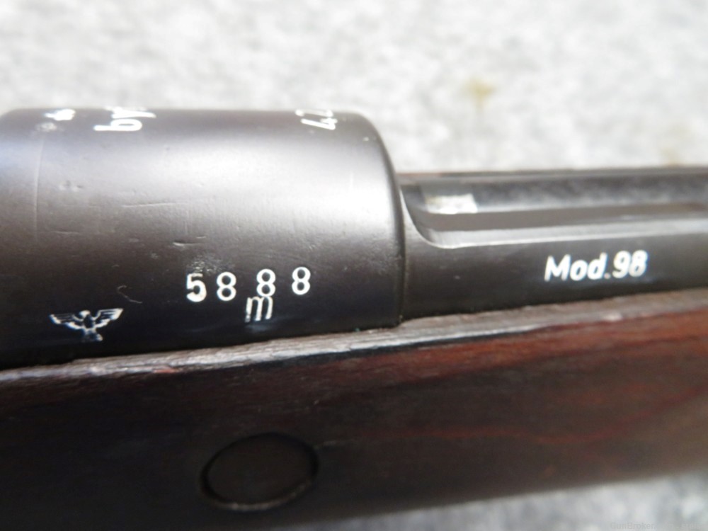WWII GERMAN 98K MAUSER RIFLE- byf 42 -NO IMPORT MARK-img-7