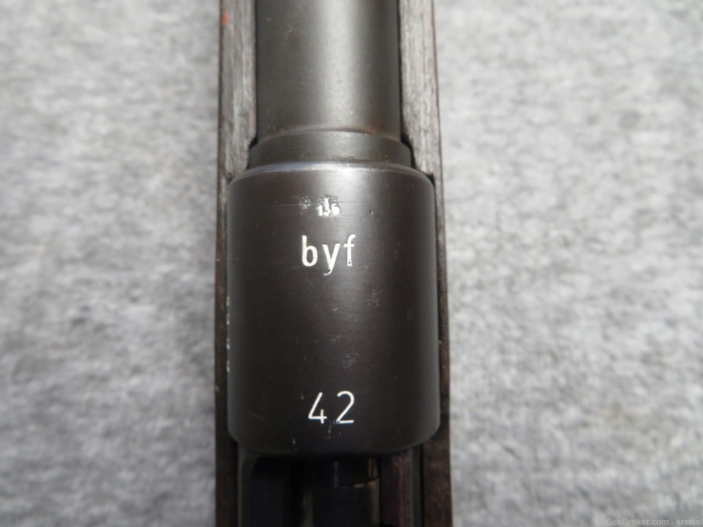 WWII GERMAN 98K MAUSER RIFLE- byf 42 -NO IMPORT MARK-img-0