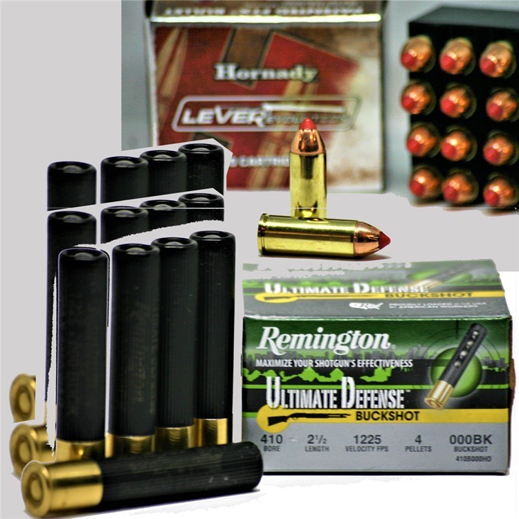 45 COLT & 410 JUDGE Pack Hornady LeverEvo & Remington 410 CD 2½" BUCK SHOT-img-0