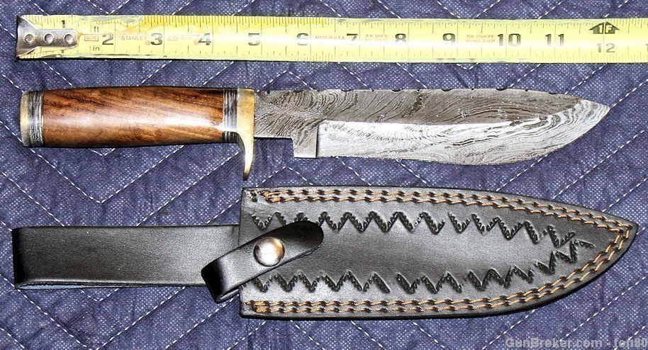 HUNTING-CAMP KNIVES DAMASCUS STEEL-img-0