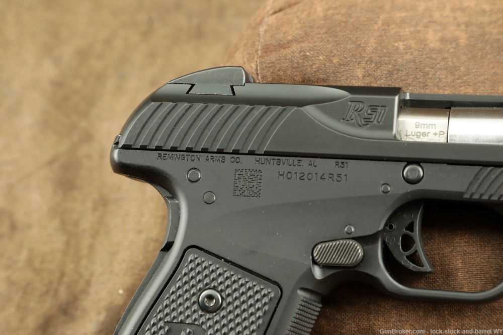 Remington R51 9mm Luger +P Semi-Auto 3.25” Compact Pistol  w/ Box-img-16