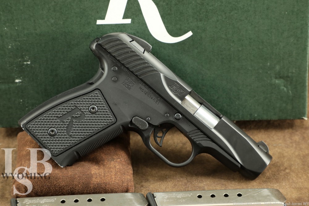 Remington R51 9mm Luger +P Semi-Auto 3.25” Compact Pistol  w/ Box-img-0