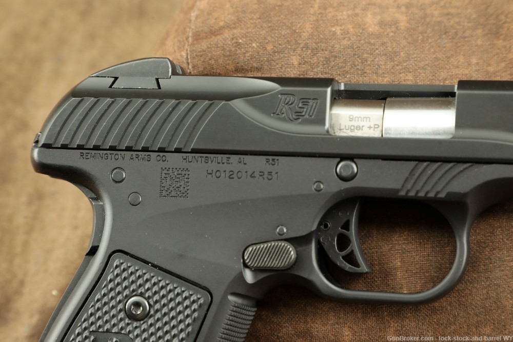 Remington R51 9mm Luger +P Semi-Auto 3.25” Compact Pistol  w/ Box-img-17