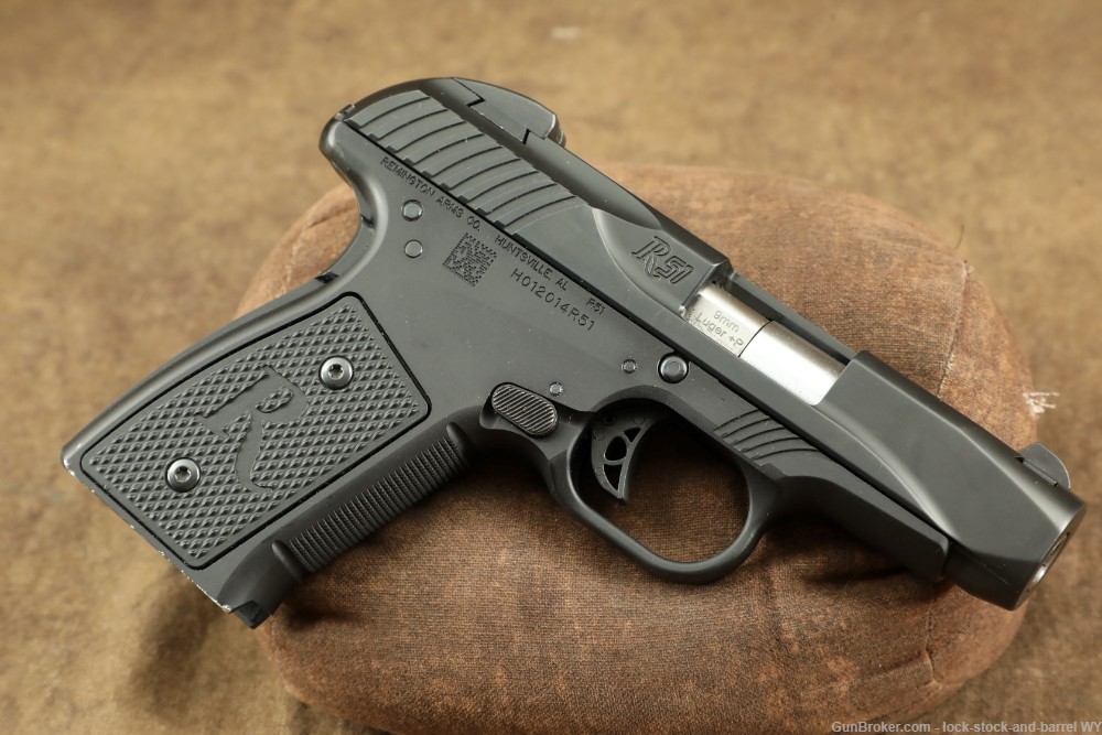 Remington R51 9mm Luger +P Semi-Auto 3.25” Compact Pistol  w/ Box-img-3