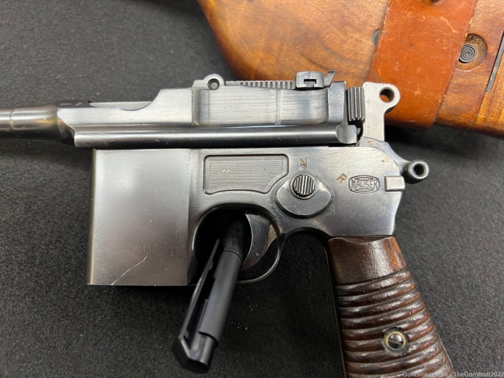 Mauser Model 712 Schnellfeuer Pistol 7.63 C96 Broomhandle-img-7