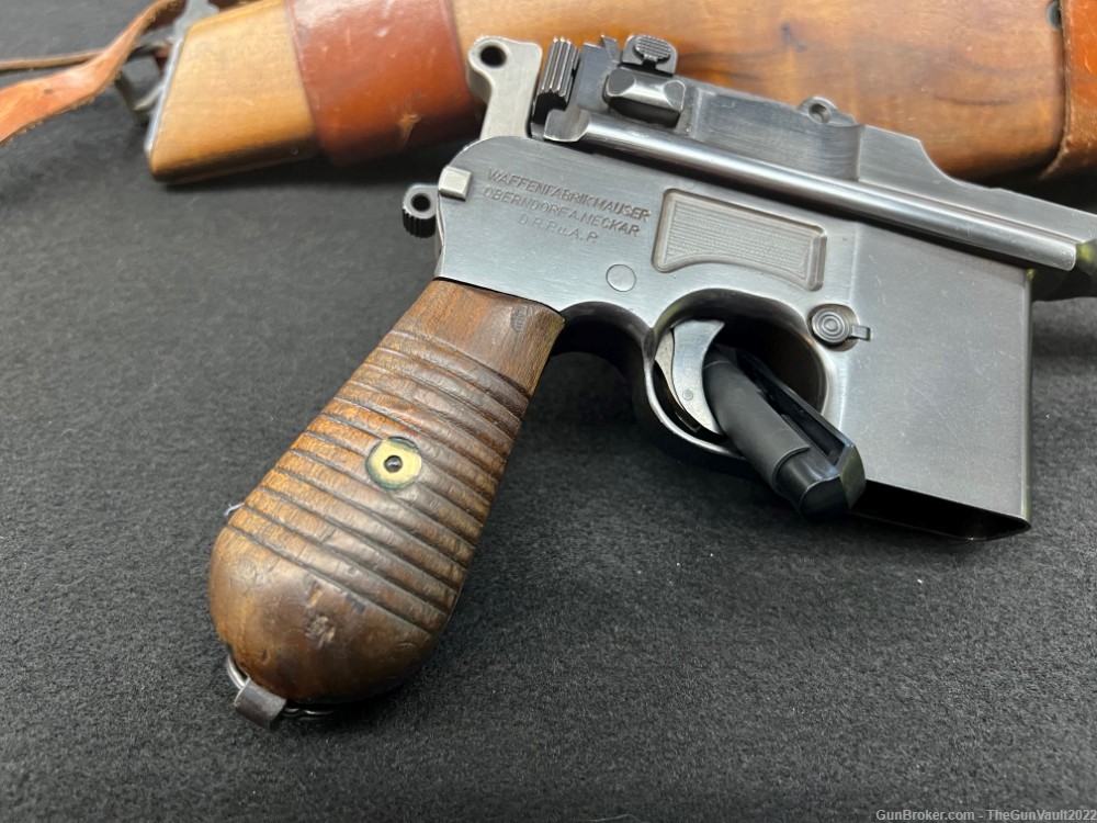 Mauser Model 712 Schnellfeuer Pistol 7.63 C96 Broomhandle-img-2