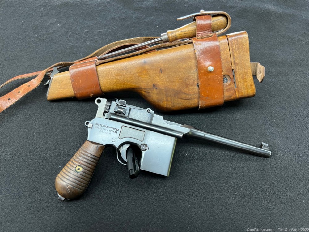 Mauser Model 712 Schnellfeuer Pistol 7.63 C96 Broomhandle-img-1