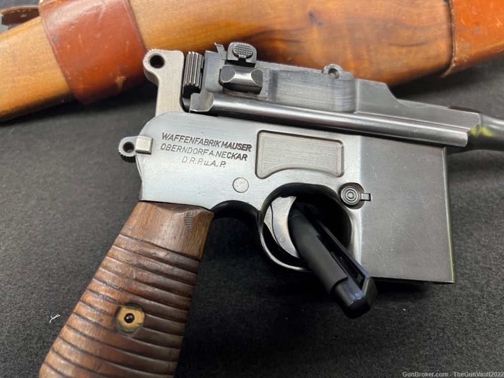 Mauser Model 712 Schnellfeuer Pistol 7.63 C96 Broomhandle-img-3