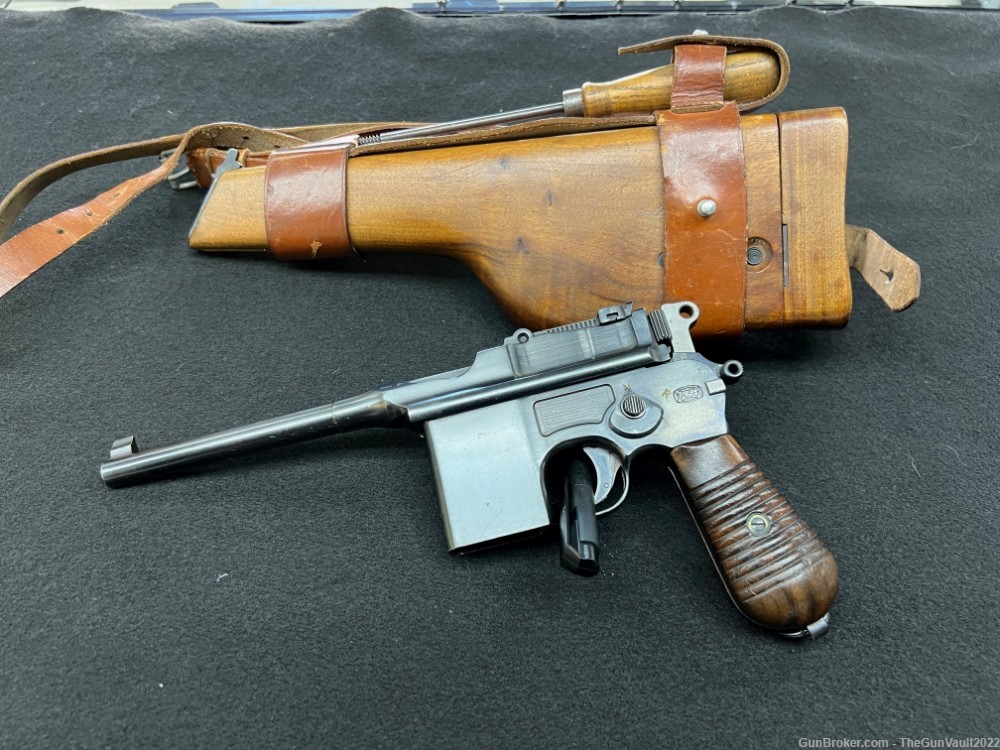 Mauser Model 712 Schnellfeuer Pistol 7.63 C96 Broomhandle-img-0
