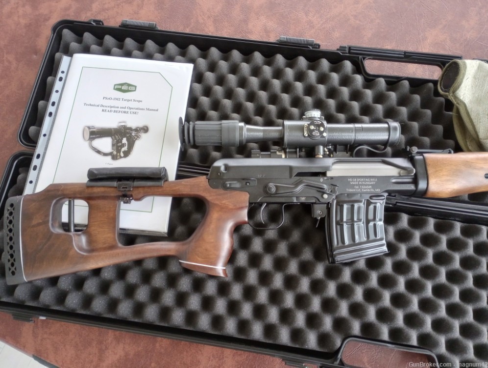 FEG Hungarian HD18 HD-18 Dragunov SVD sniper rifle NDM Tiger 7.62x54r NDM86-img-7