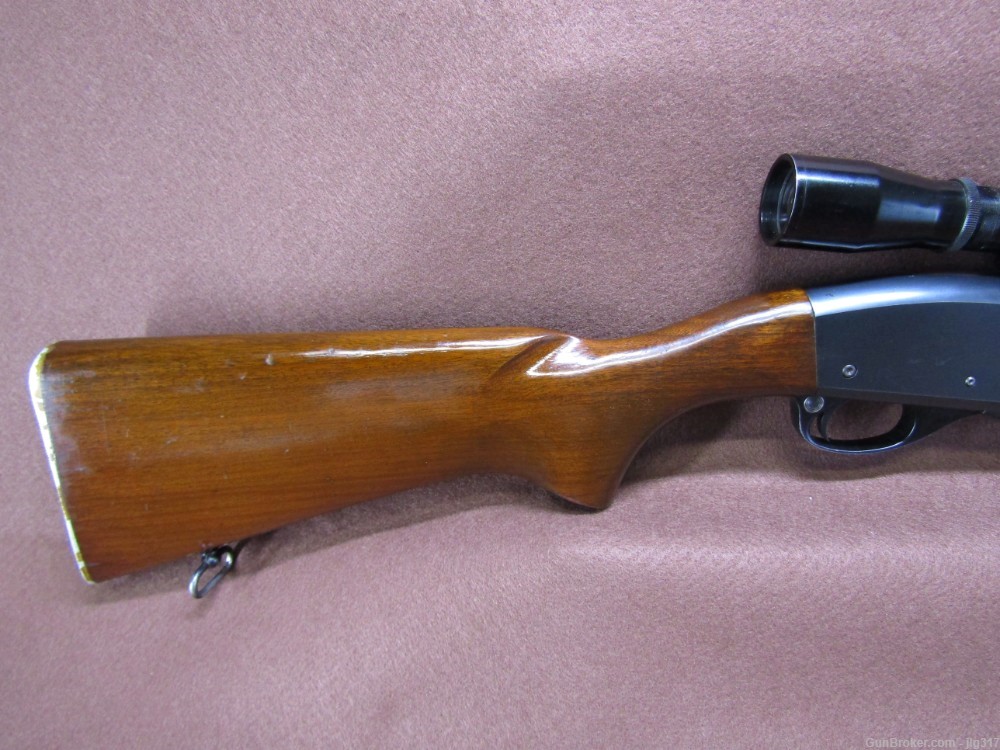 Remington 760 Gamemaster 300 Savage Pump Rifle Lyman 4x Scope-img-1