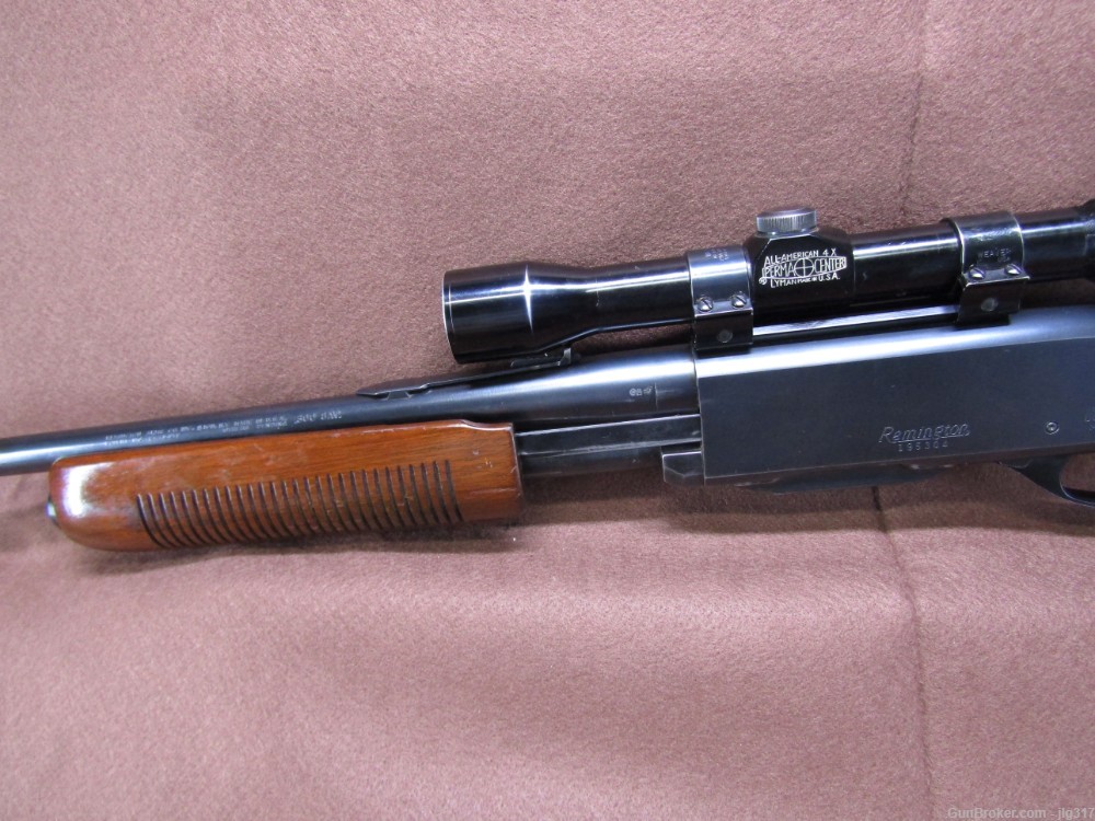 Remington 760 Gamemaster 300 Savage Pump Rifle Lyman 4x Scope-img-11