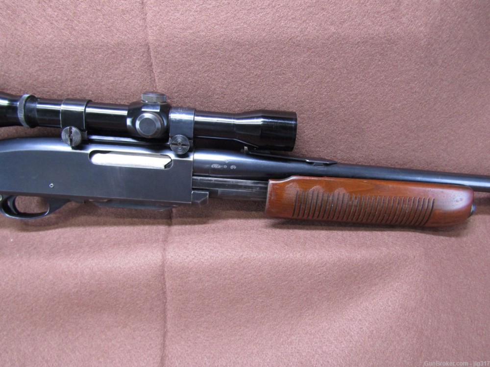 Remington 760 Gamemaster 300 Savage Pump Rifle Lyman 4x Scope-img-2