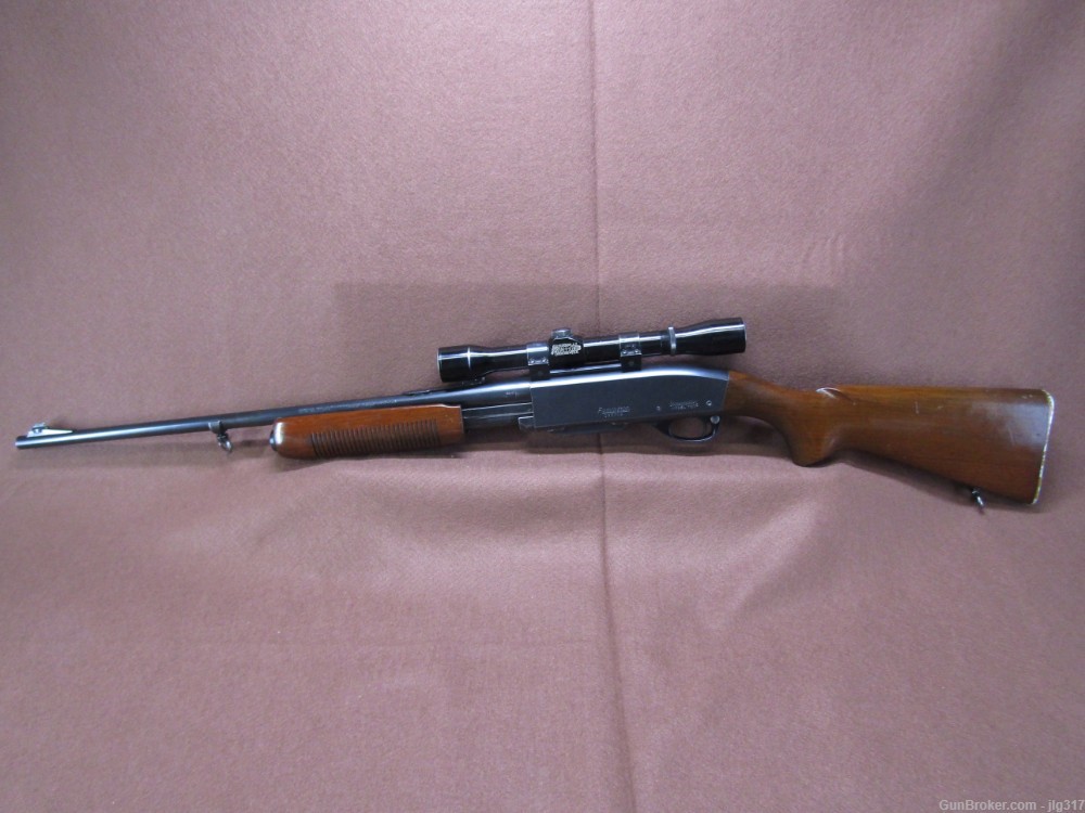 Remington 760 Gamemaster 300 Savage Pump Rifle Lyman 4x Scope-img-8
