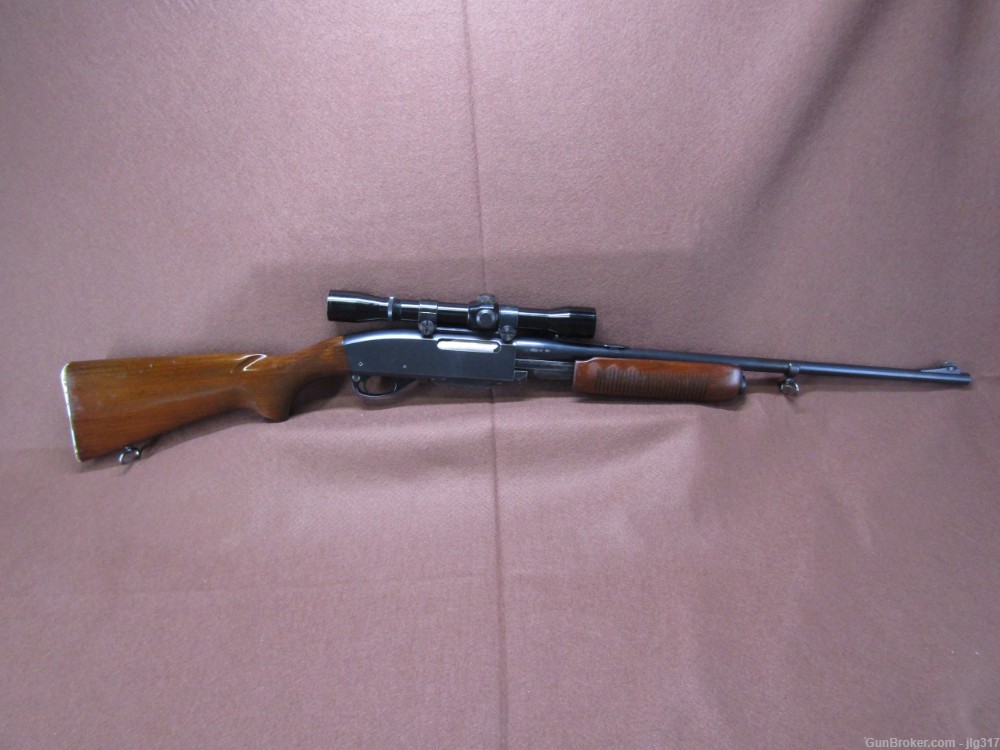 Remington 760 Gamemaster 300 Savage Pump Rifle Lyman 4x Scope-img-0
