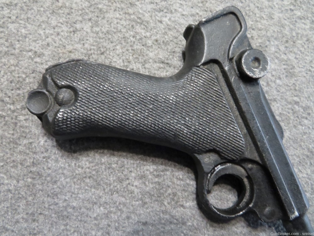POST WWII LYTLE CAST ALUMINUM LUGER PISTOL TOY GUN/MOVIE PROP-img-5