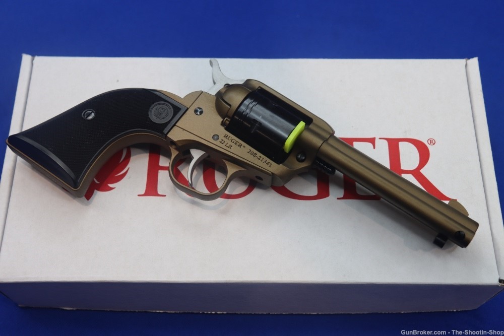 Ruger Model Wrangler Revolver 22LR Single Action SA 22 LR BRONZE 4.62" NEW -img-4