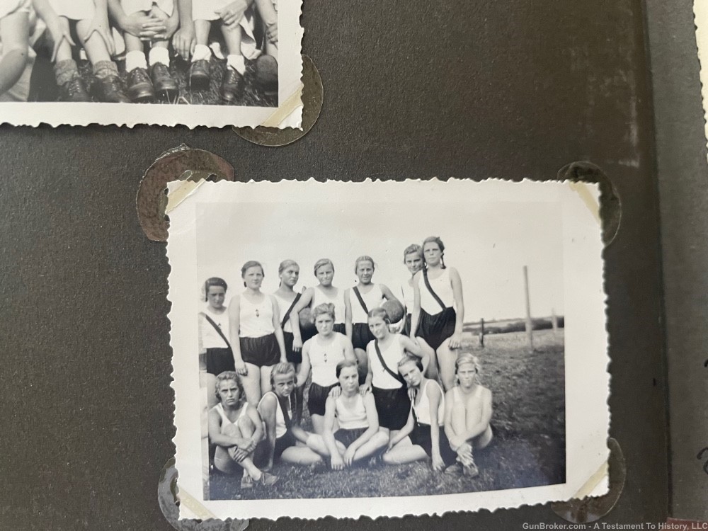 WWII GERMAN- H*TLER YOUTH FEMALE BDM GERMAN GIRLS- PHOTO ALBUM GROUPING WW2-img-45