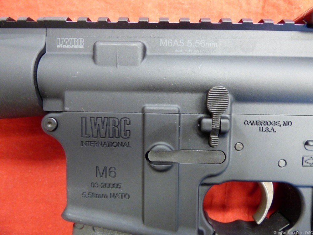 LWRC M6A5 Black - 5.56 NATO First Generation Adjustable Magpul B5-img-8