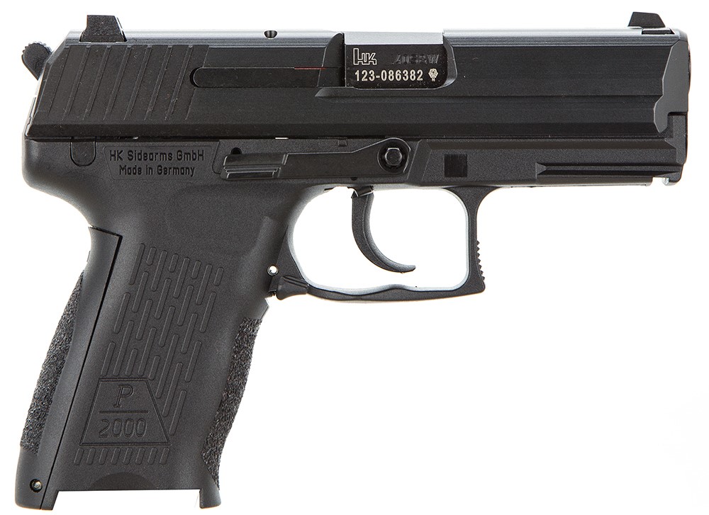 HK P2000 V3 40 S&W Pistol 3.66 Black 81000049-img-0
