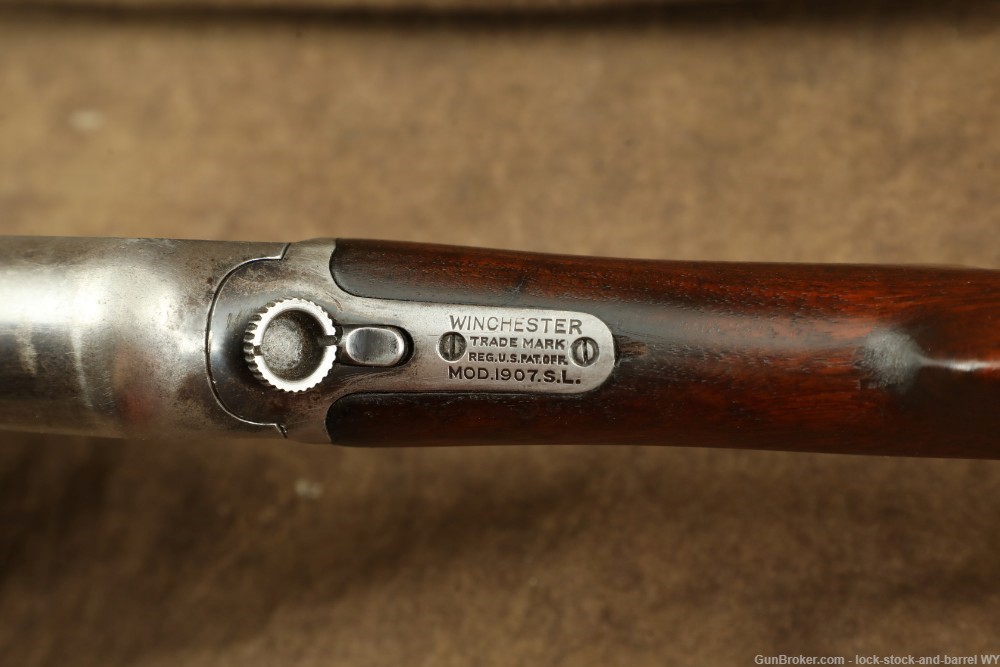 Winchester Model 1907SL Self Loading .351wsl Semi-Auto Rifle 1909-Dated C&R-img-24