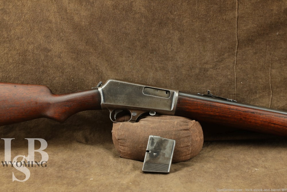 Winchester Model 1907SL Self Loading .351wsl Semi-Auto Rifle 1909-Dated C&R-img-0