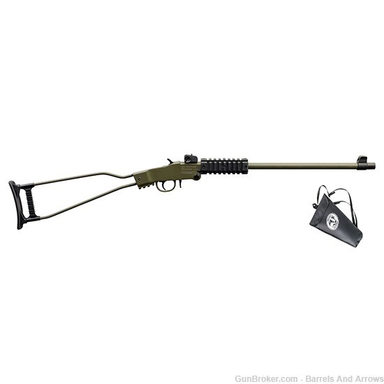 Chiappa Firearms Little Badger Folding Rifle, 22 LR Blk, 16.5" Bbl-img-0