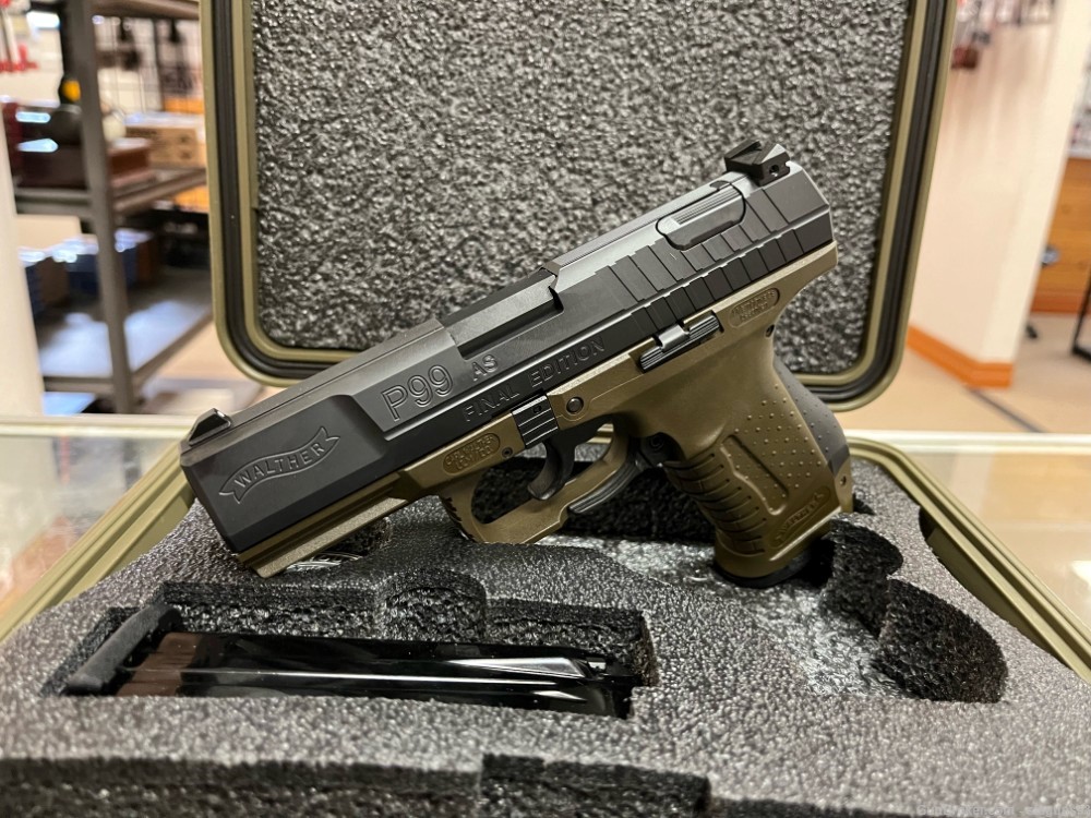 Walther P99 AS Final Edition 9MM Olive Drab-img-0