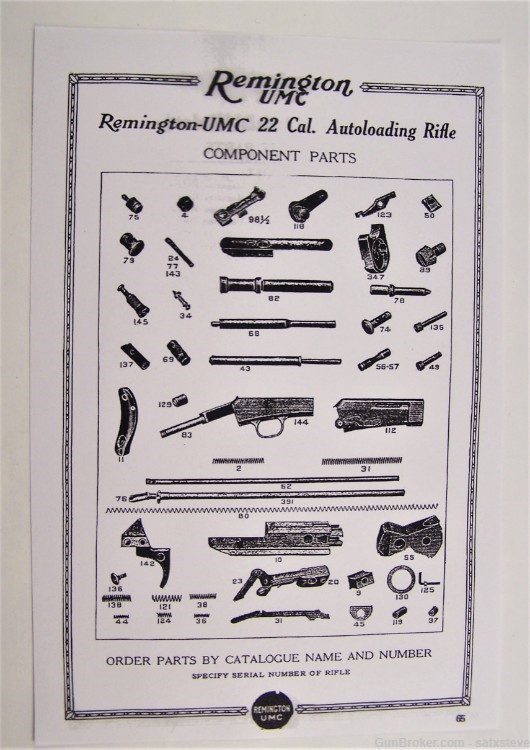 Remington Model 16 -  Parts-img-4