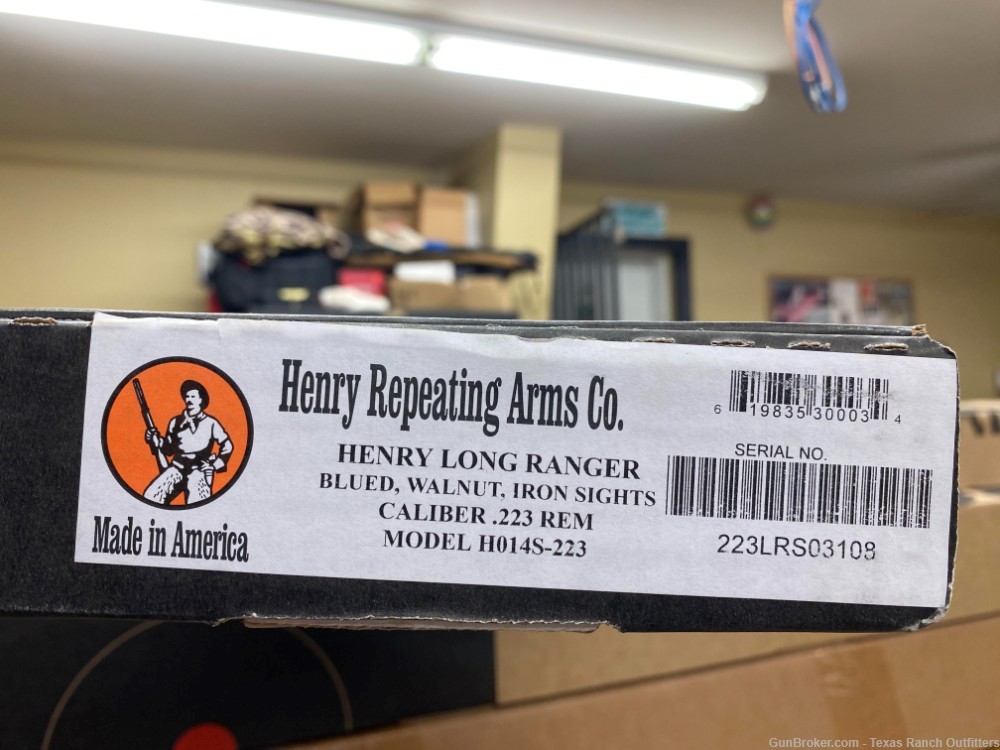 Henry Long Ranger H014S-223 .223 Rem Open Sights Lever Action Rifle NIB-img-5