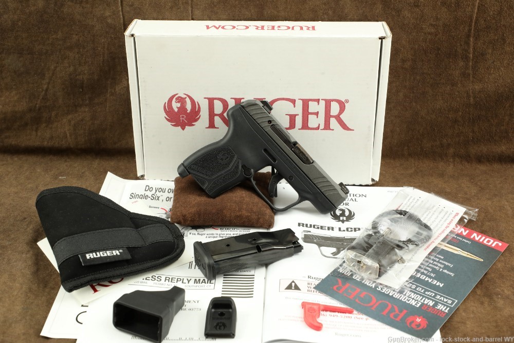 Ruger LCP MAX .380 ACP Subcompact Pocket Carry Pistol w/ Box-img-2
