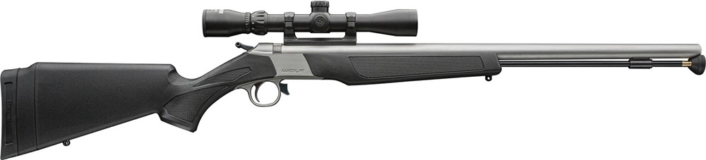 CVA Wolf V2 50 Cal 209 Primer 24 Black Powder Rifle w/ 3-9X32mm Scope PR211-img-0