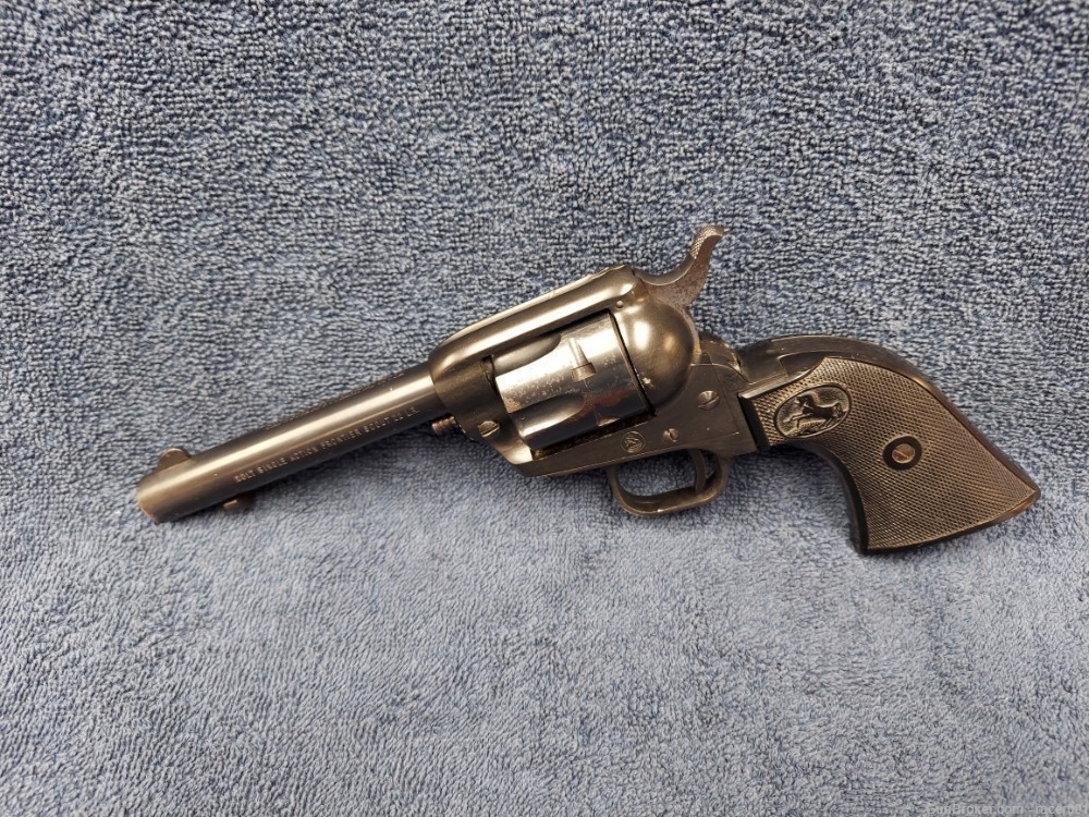 COLT'S MANUFACTURING SINGLE ACTION FRONTIER SCOUT REVOLVER .22LR  (1961)-img-0