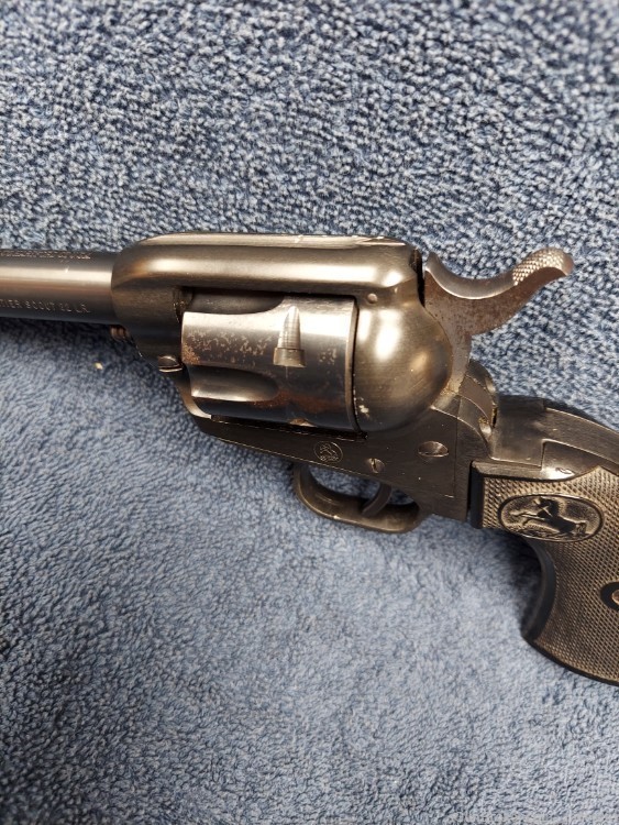 COLT'S MANUFACTURING SINGLE ACTION FRONTIER SCOUT REVOLVER .22LR  (1961)-img-13
