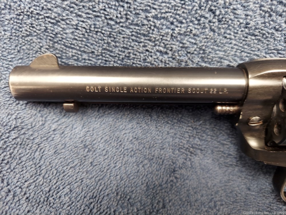 COLT'S MANUFACTURING SINGLE ACTION FRONTIER SCOUT REVOLVER .22LR  (1961)-img-2