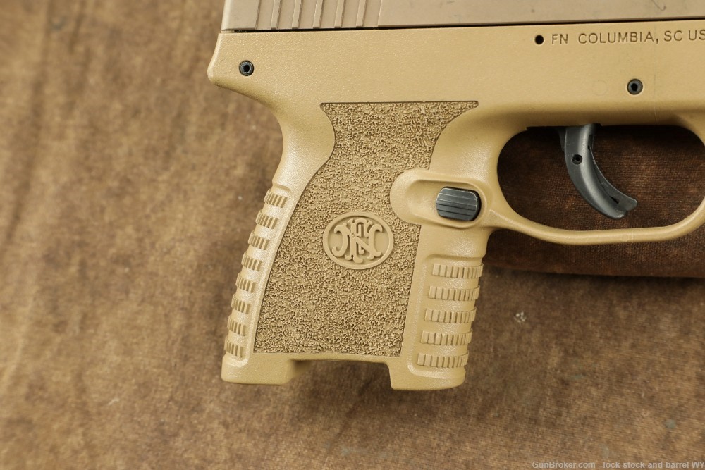 FN 503 FDE Standard 9mm Concealed Carry Slim Pistol w/ Factory Case-img-15