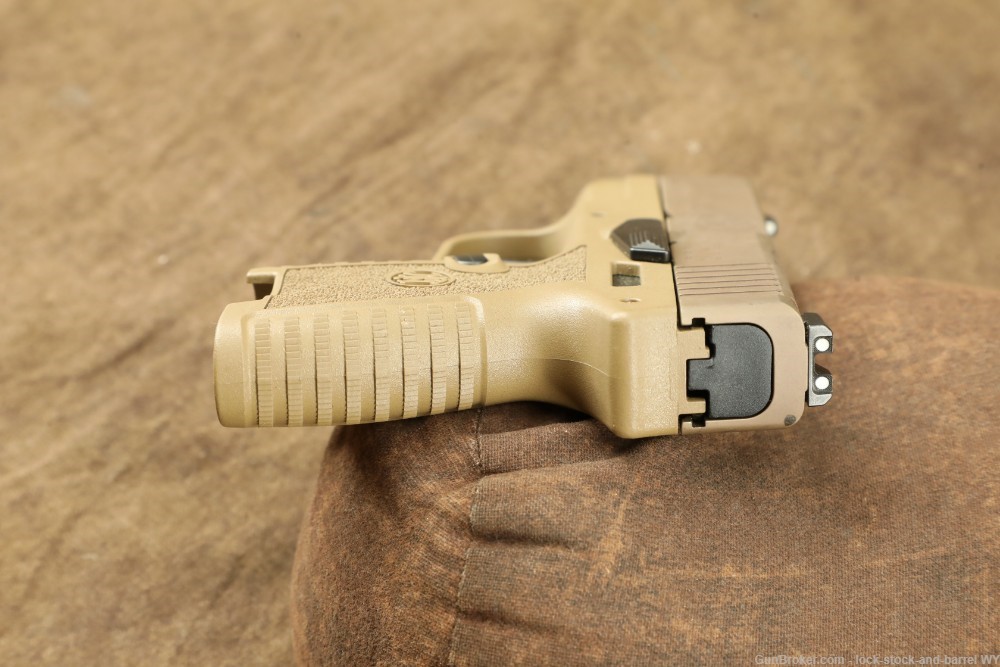 FN 503 FDE Standard 9mm Concealed Carry Slim Pistol w/ Factory Case-img-11