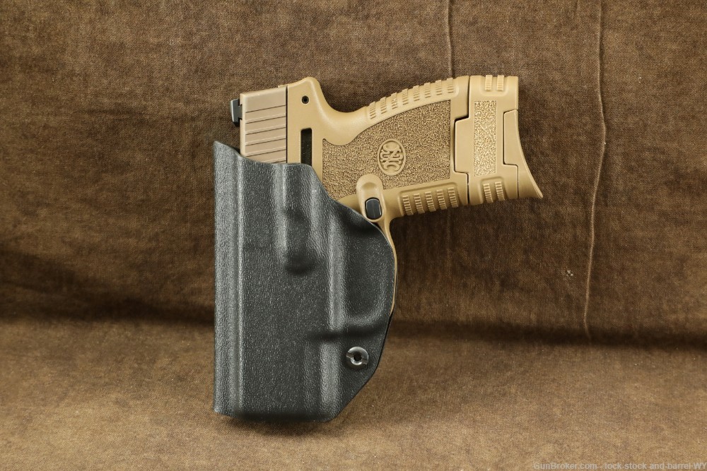 FN 503 FDE Standard 9mm Concealed Carry Slim Pistol w/ Factory Case-img-32