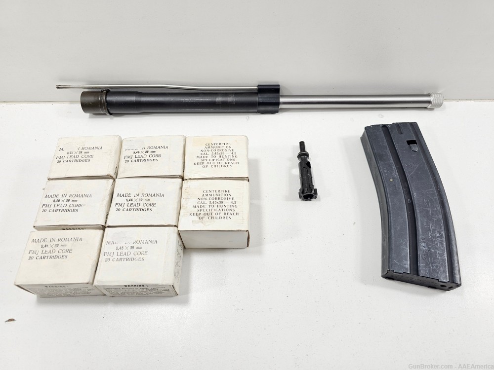 5.45X39 16" AR15 Conversion Kit W/ 160 Rounds Ammo-img-0