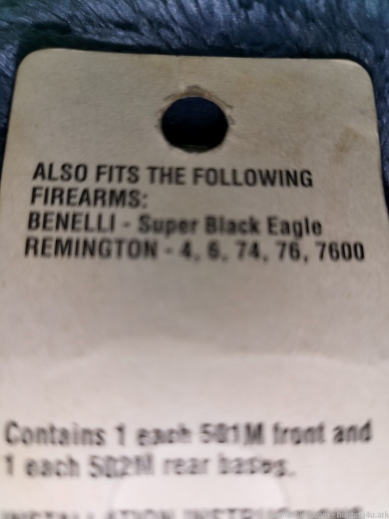 Weaver #48472 Aluminum Black Matte Base Pair Fits Remington 7400, 7600, 4,6-img-3