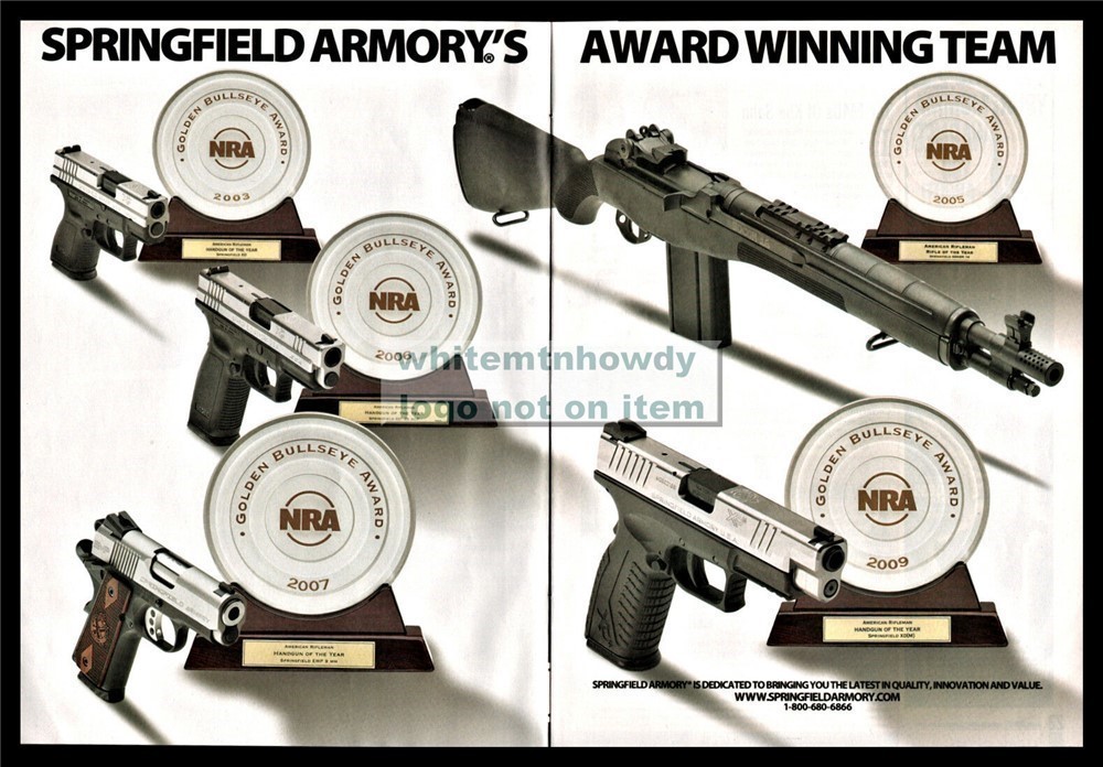 2009 SPRINGFIELD ARMORY XD EMP 9mm XD Pistol Socom 16 Rifle 2-pg AD-img-0