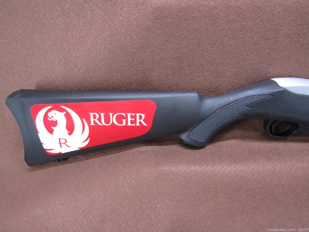 New Ruger 10/22 Stainless 22 LR 10 RD Mag Scope Rail 01256-img-2
