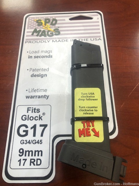 Glock 17 9MM 17 round SPD mag - new-img-0