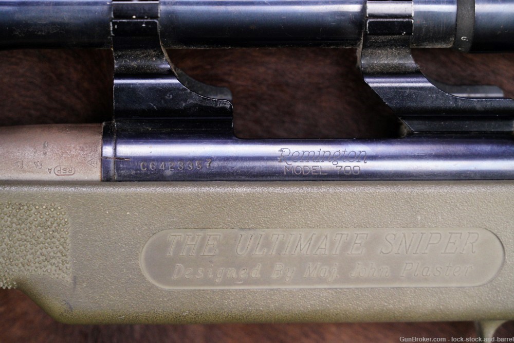 Custom Remington Model 700 .30 Cal 23" Bolt Action Rifle & Choate Stock-img-17