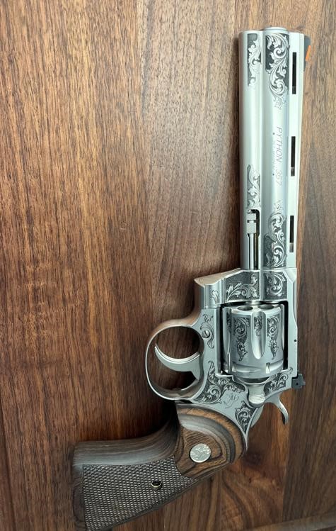 NEW Colt Python 6” Factory Engraved ‘B’ Coverage by Altamont-img-2
