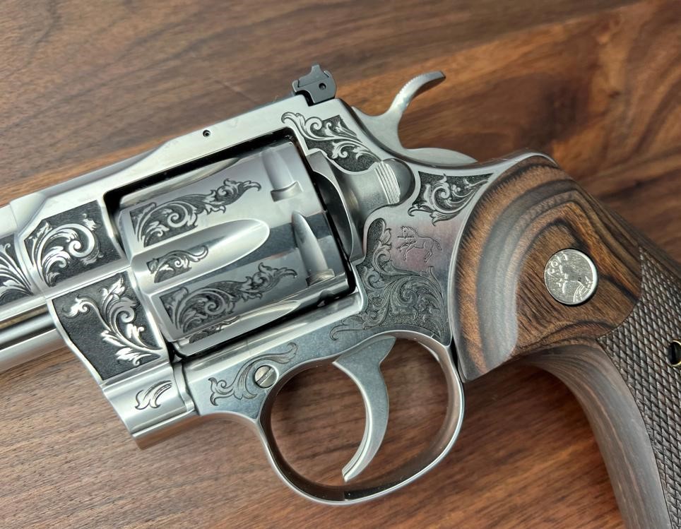 NEW Colt Python 6” Factory Engraved ‘B’ Coverage by Altamont-img-8