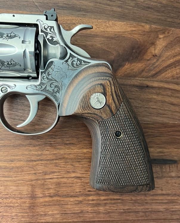 NEW Colt Python 6” Factory Engraved ‘B’ Coverage by Altamont-img-9