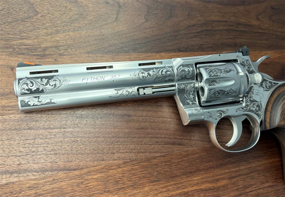 NEW Colt Python 6” Factory Engraved ‘B’ Coverage by Altamont-img-3