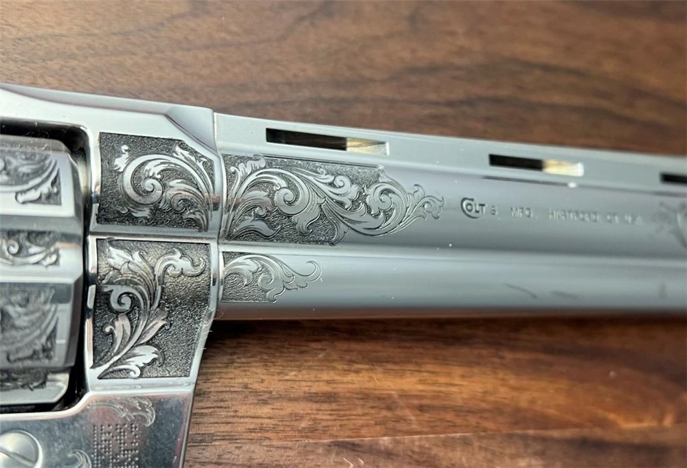 NEW Colt Python 6” Factory Engraved ‘B’ Coverage by Altamont-img-17